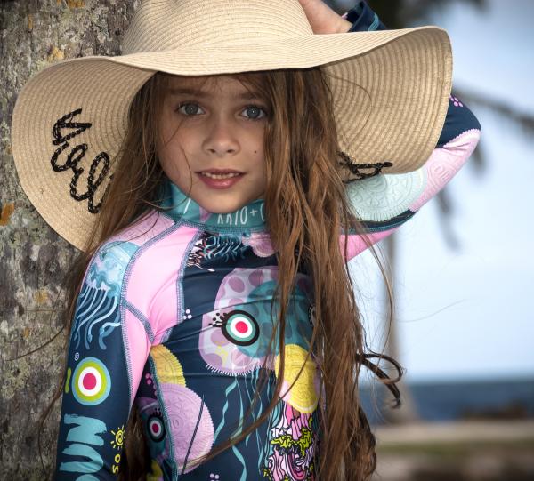 KINDS SWIMWEAR - LONG SLEEVE SUNSUIT Image