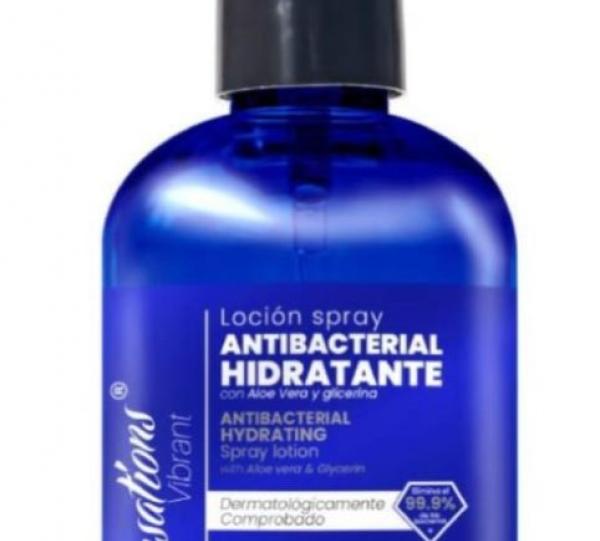 ANTIBACTERIAL HYDRATING HAND SPRAY LOTION WITH ALOE VERA AND GLYCERIN Image