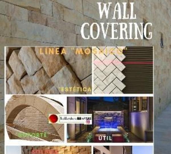 Cladding for walls in natural Barichara' stone Image