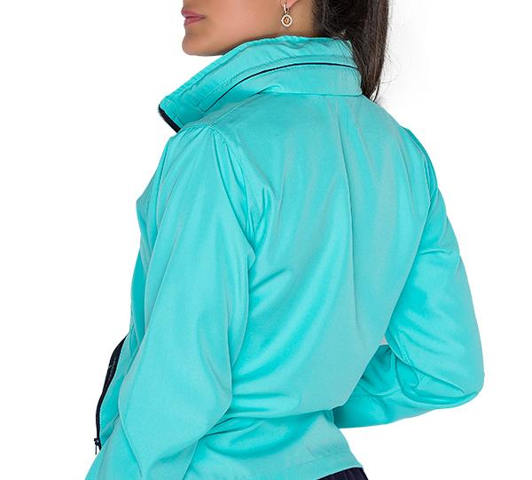 Multifunctional Biosafety Windbreaker Jacket In Antifluid Fabric For Woman Image
