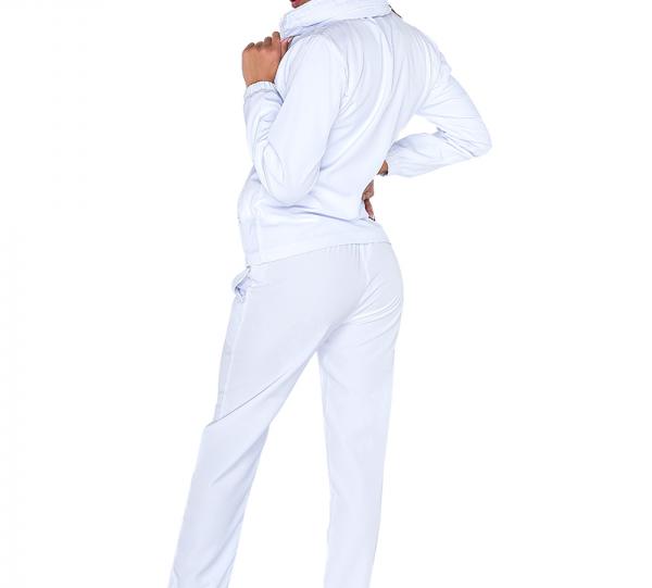 Multifunctional biosecurity jacket and windbreaker set in anti-fluid fabric for women Image