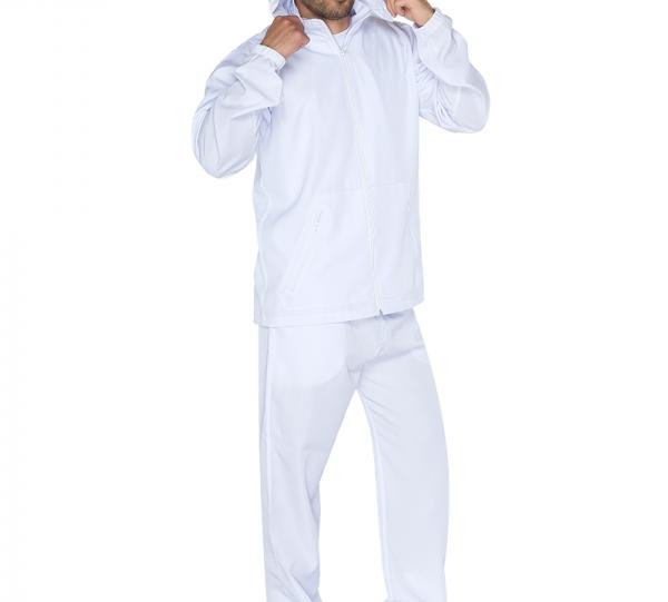 Set Biosecurity Windbreaker Jacket And Pants In Antifluid Fabric For Men Image