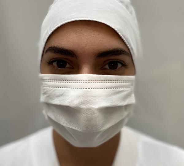 Ultrasound Sealed Three Layer Disposable Face Mask Image
