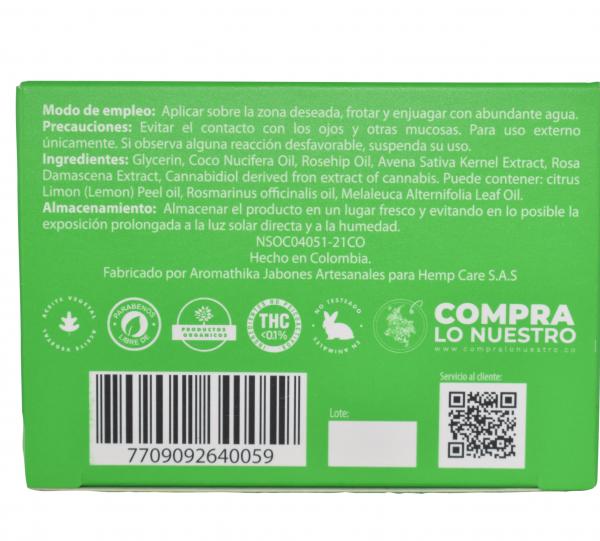 NATURAL SOAP WITH CDB, ROSEHIP AND TEA TREE Image