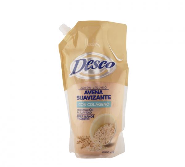 Deseo® Oatmeal Liquid Soap with Collagen Doypack x 1000 ml Image