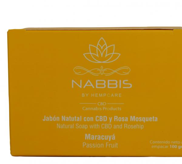 NATURAL SOAP WITH CDB, ROSEHIP AND PASSION FRUIT Image