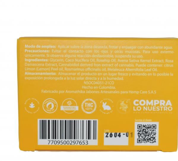 NATURAL SOAP WITH CDB, ROSEHIP AND PASSION FRUIT Image