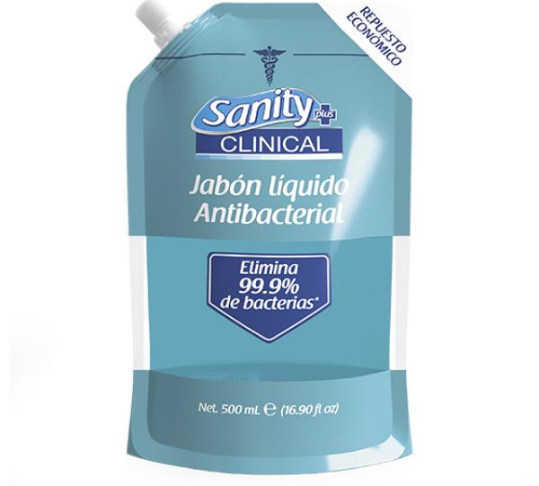 Sanity Clinical Valvula Antibacterial Soap Image