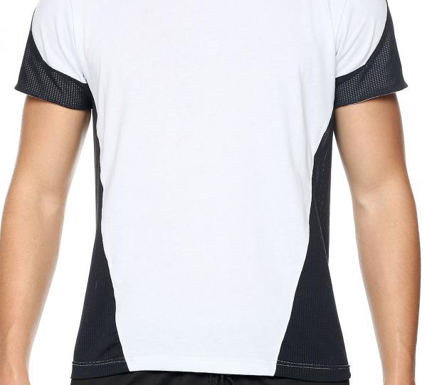 Athleisure black and white t-shirt Image