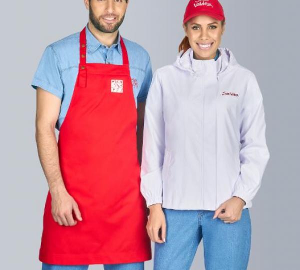 Antifluid jacket multipurpose and drill trousers for corporate uniforms for men and women Image