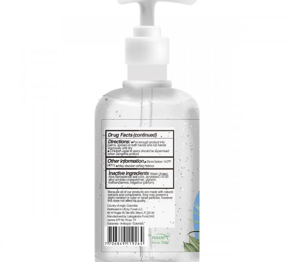 Moisturizing hand sanitizer with aloe vera 8.12 fl oz (240ml) Image