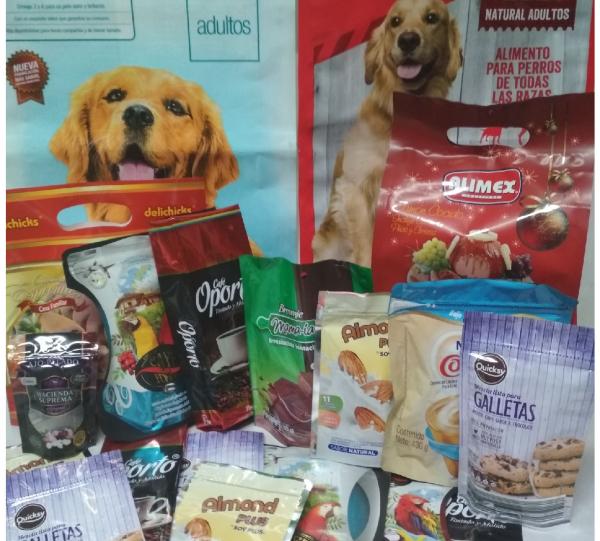 Sheets (rolls) and bilaminate or trilaminate bags to pack drugs and foods. Image