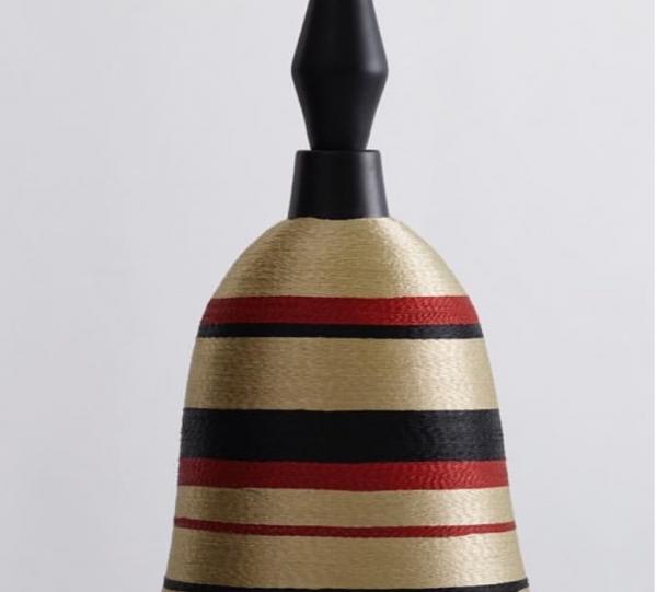 Pendant Lamps, Glass and threads Image