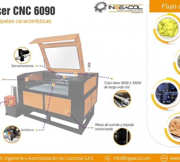 6090 CNC Laser Machine Image