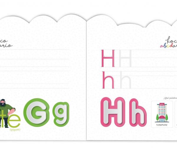 Erasable Book Koco Alphabet Block Letters Image