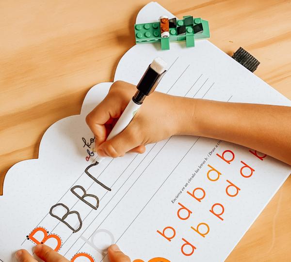 Erasable Book Koco Alphabet Block Letters Image