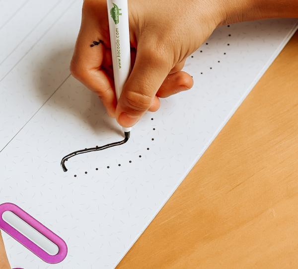 Erasable Book Koco Alphabet Block Letters Image