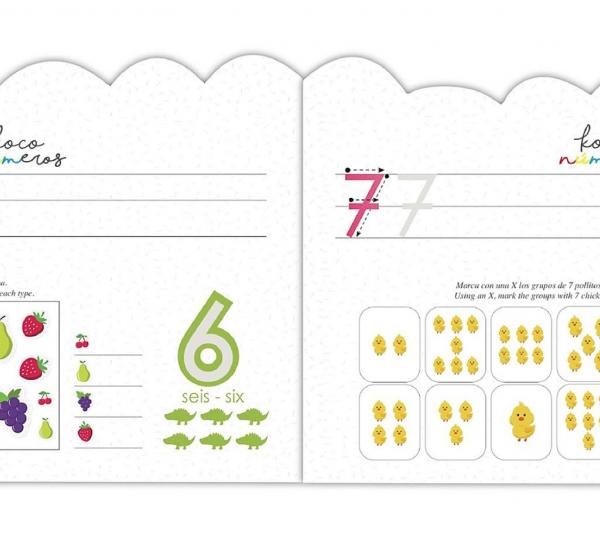Erasable Book Koco Numbers Image