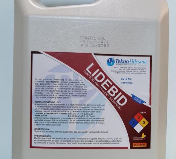Lidebid Desinfectan Cleaner Image