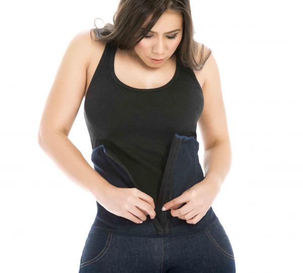 Indigo girdle leggings Image