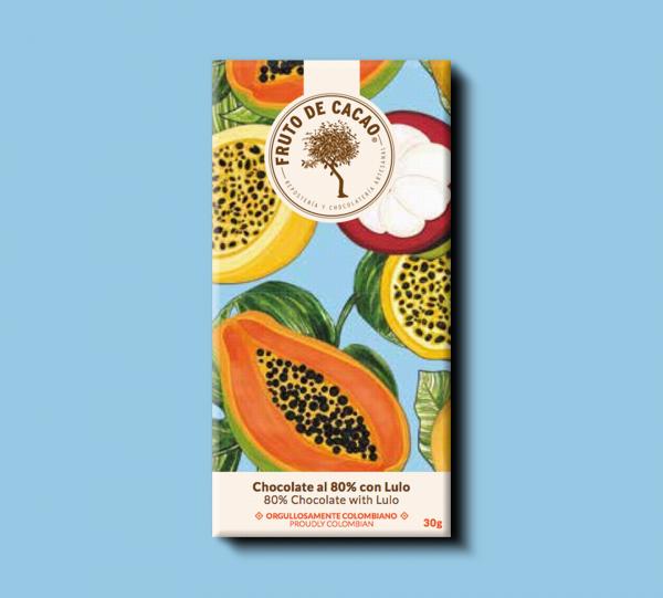 80% Chocolate bar with lulo Image