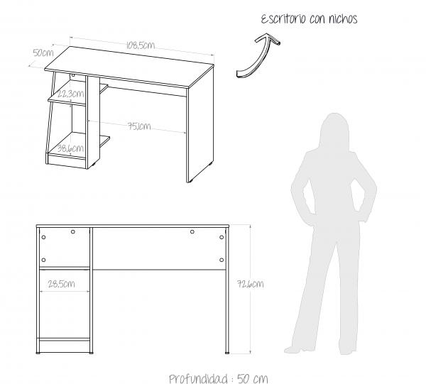 DESK + LIBRARY RAGNAR Image
