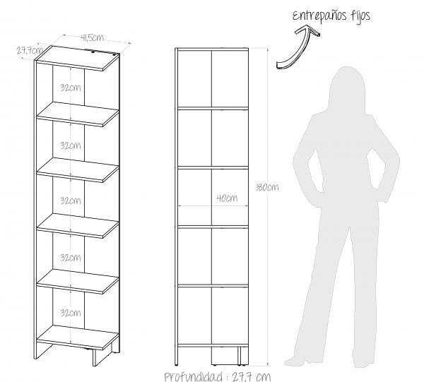 DESK + LIBRARY RAGNAR Image