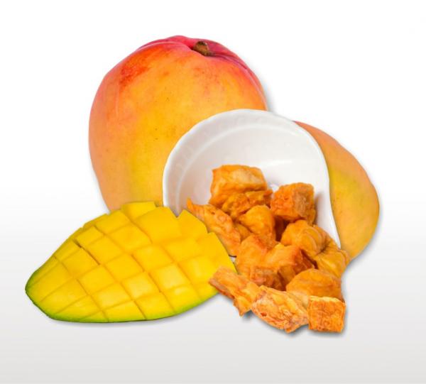 Crunchy dried tropical fruit blend (mango, pineapple & banana chips) Image
