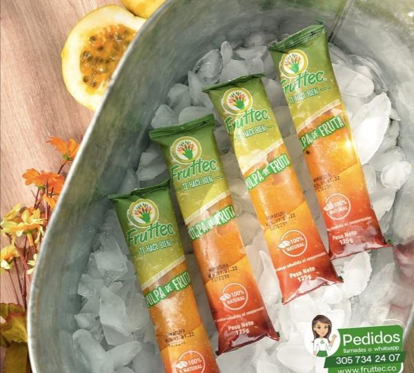 Frozen passion fruit pulp Image