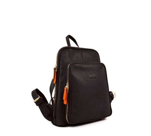 Backpack Purse for Women | GENUINE COLOMBIAN LEATHER | Available in Black, Brown and Tan | Real Leather Backpack Purse Image