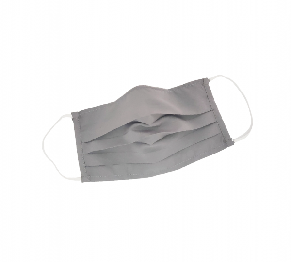 Anti-fluid mask with pleats, elastic and non-sterile nasal adjustment (Reusable) Image