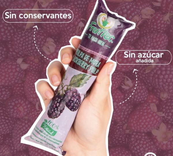 Frozen blackberry pulp Image