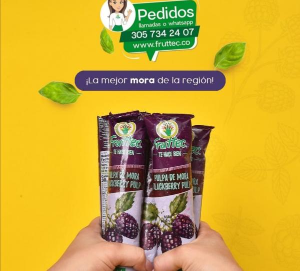 Frozen blackberry pulp Image