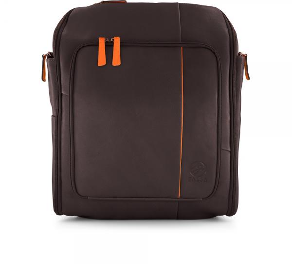 Genuine Leather Backpack for school, office, travel or a rapidly growing use among Dads as the Perfect Diaper Bag for Men Image