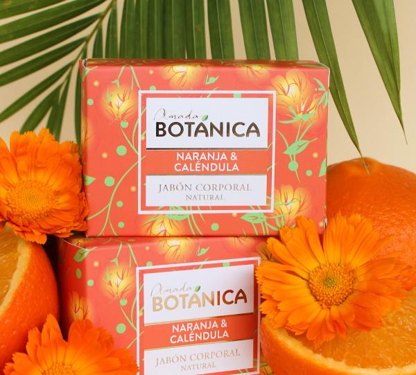 Orange & Calendula Natural Soap Bar Image