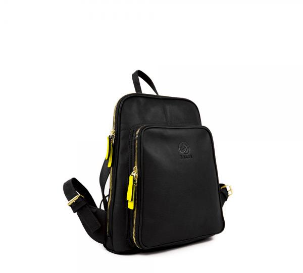 Backpack Purse for Women | GENUINE COLOMBIAN LEATHER | Available in Black, Brown and Tan | Real Leather Backpack Purse Image