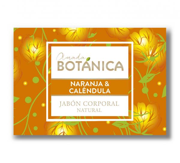 Orange & Calendula Natural Soap Bar Image