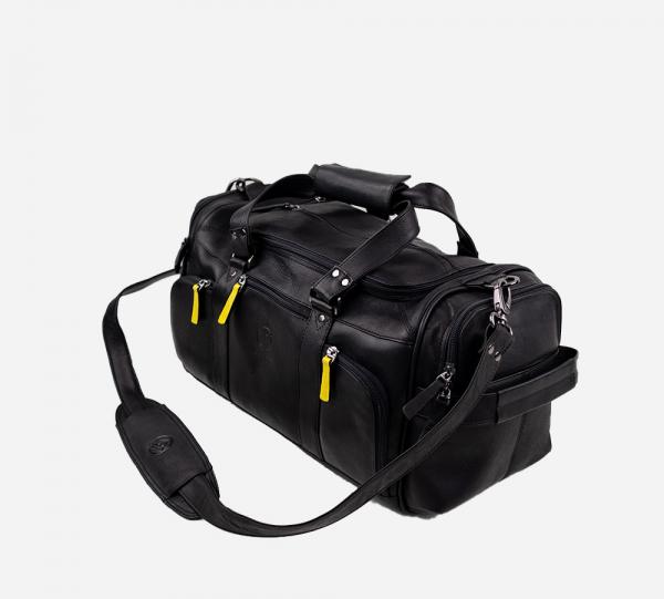 GENUINE COLOMBIAN LEATHER | Perfect Carry-on or Gym Bag in Brown, Black, or Tan Image