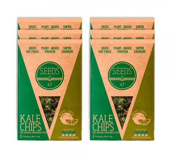 PACK KALE CHIPS LEMON-FLAVOR 40GR X6 Image