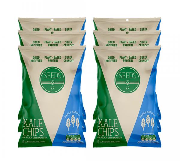 PACK KALE CHIPS ORIGINAL-FLAVOR 20GR X6 Image