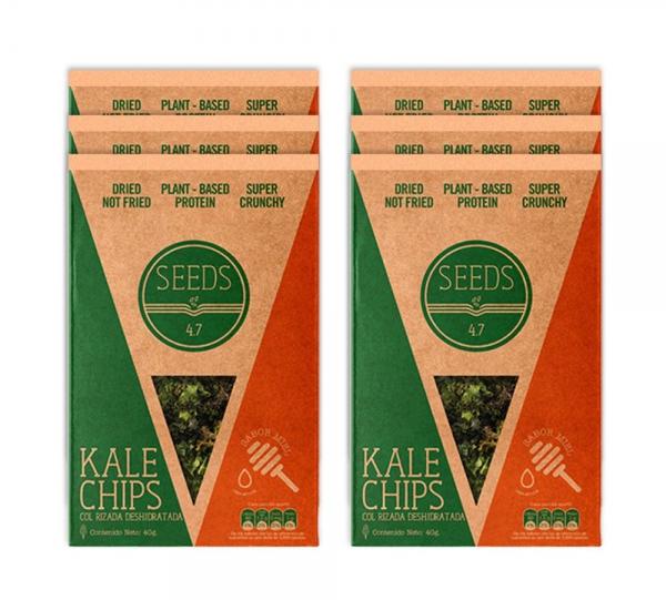 PACK KALE CHIPS HONEY-FLAVOR 40GR X6 Image