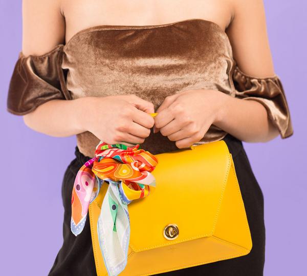 Aquamarine Petals Scarf Image