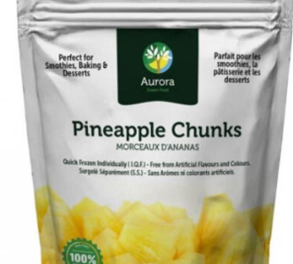 Trozos de Piña Congelada IQF | AURORA GREEN FOOD SAS| Colombian B2B ...