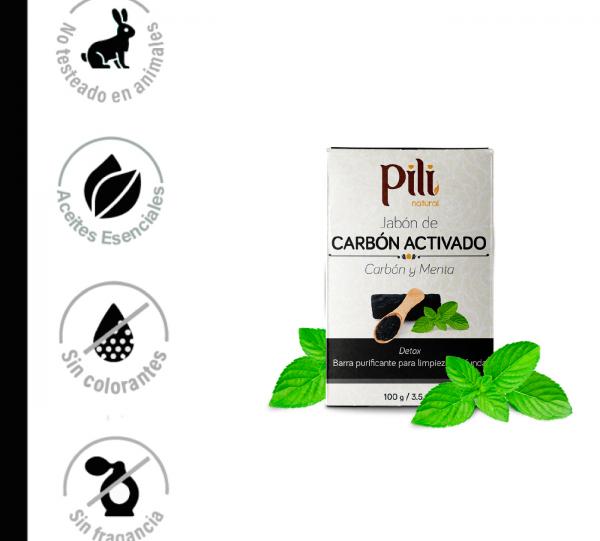 Activated Charcoal Soap. 3.5 OZ Image