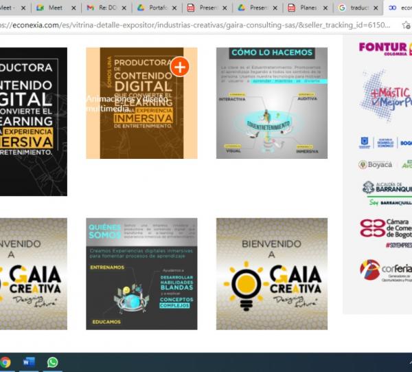 E-learnig, Virtual and augmented reality, Educational streaming, software and content development, animations and multimedia des Image