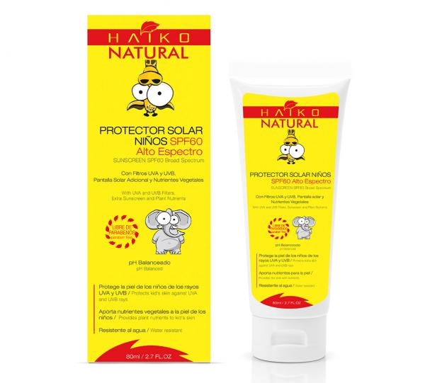 SUNSCREEN FOR KIDS SPF60 (80g) With UVA and UVB Filters, additional Sunscreen and Plant Nutrients � Image