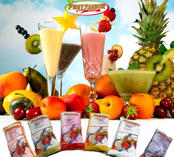 frozen fruit pulp and chopped fruit, vegetables and tubers packed according to standar Image