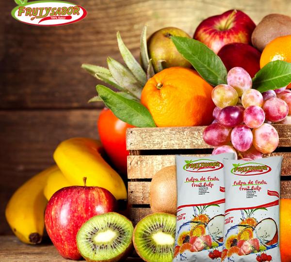 frozen fruit pulp and chopped fruit, vegetables and tubers packed according to standar Image