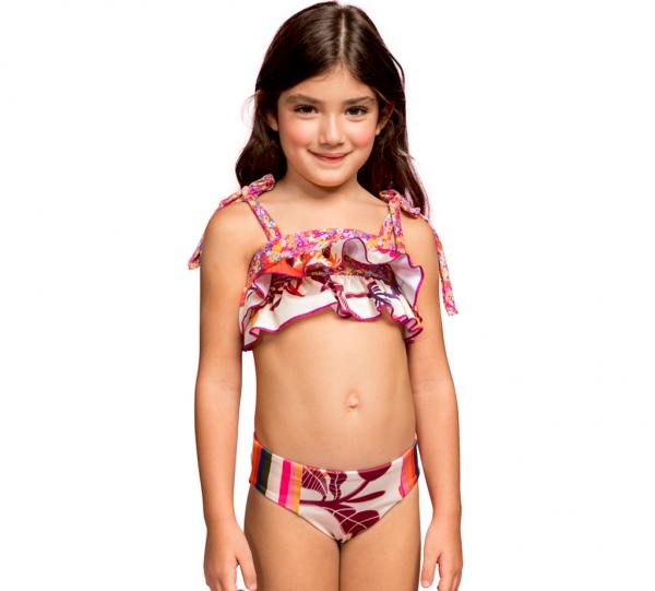 Pink Garden Bikini Image