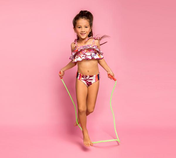 Pink Garden Bikini Image